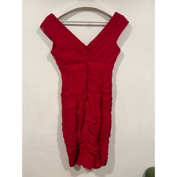 Tadashi Petite Collections Red Formal Dress 4P - Picture 5 of 7